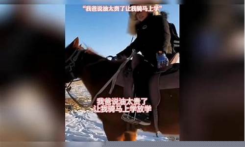 油价太贵去学骑马划算吗_油价太贵去学骑马