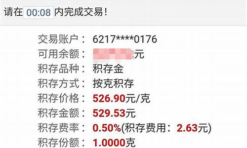 工行积存金价格多久变动一次_现在工行积存金价格